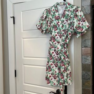 Wrap dress from Boutique Flourish & Frills. Brand: tea& cup Designed in LA